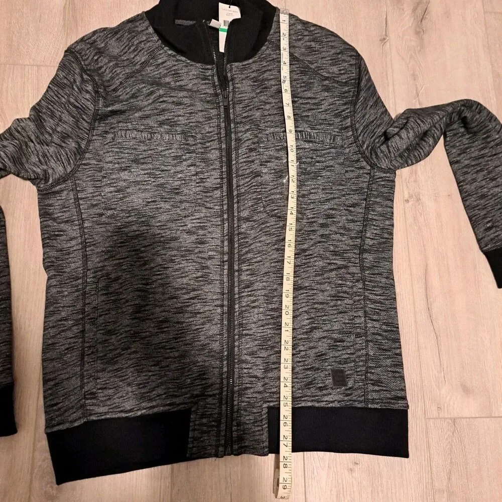 Calvin Klein Men's Med‎ Grey Heathered Full Zip Hoodie Large NWT